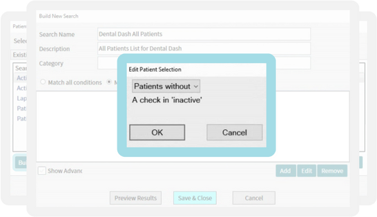 EXACT new active patient condition EXACT new active patient condition